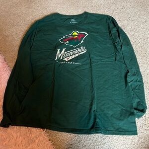 Fanatics Green Minnesota Wild Long Sleeve Tee